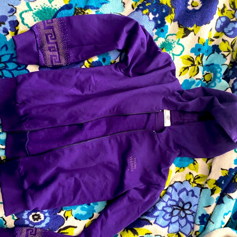 Girls small Young Versace hoodie